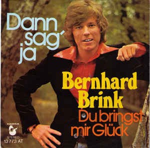 Bernhard Brink - Dann Sag' Ja Vinyl Singles Vinyl Very Good (VG) <br> Hoes Good Plus (G+)