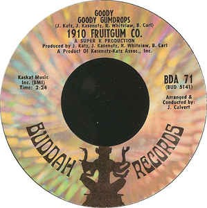 1910 Fruitgum Co. - Goody Goody Gumdrops 04384 Vinyl Singles Goede Staat