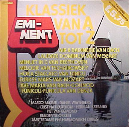 Various - Klassiek Van A Tot Z (LP) Vinyl LP Vinyl Very Good (VG) <br> Hoes Good Plus (G+)