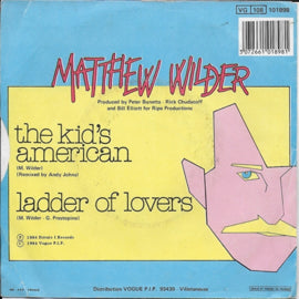 Matthew Wilder - The Kid's American 41122 Vinyl Singles Vinyl Very Good (VG) <br> Hoes Good Plus (G+)