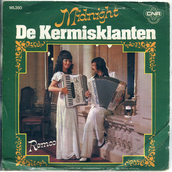Kermisklanten - Midnight Vinyl Singles Vinyl Very Good (VG) <br> Hoes Good Plus (G+)