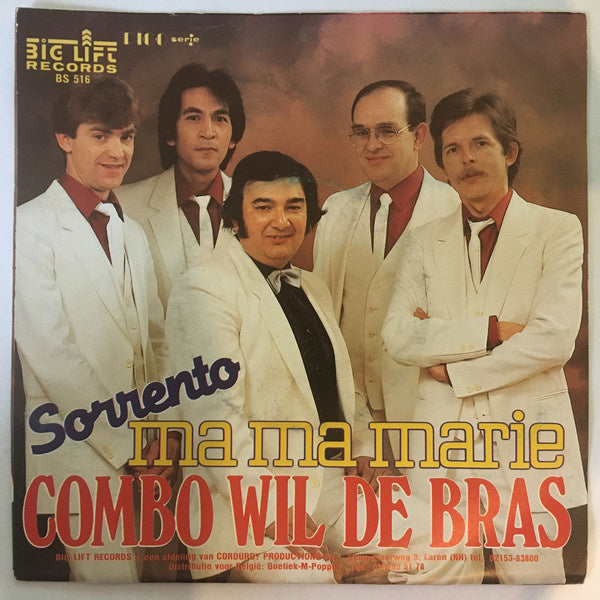 Combo Wil De Bras - Ma Ma Marie Vinyl Singles Vinyl Very Good (VG) <br> Hoes Good Plus (G+)