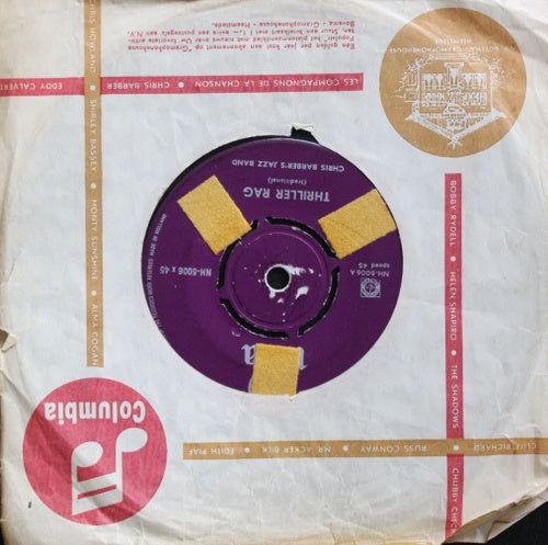 Chris Barber's Jazz Band - Thriller Bag Vinyl Singles Vinyl (VG) <br> Hoes Generic
