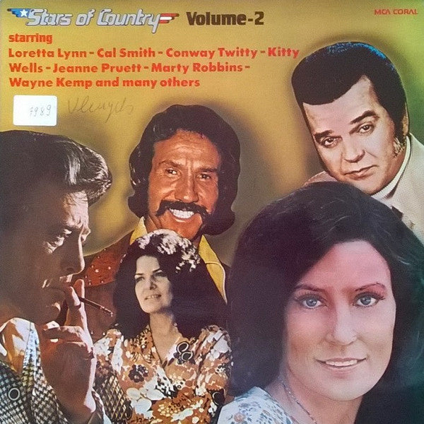 Various - Stars Of Country - Volume * (LP) Vinyl LP Vinyl Very Good (VG) <br> Hoes Good Plus (G+)