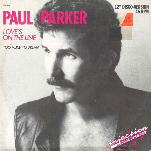 Paul Parker - Love's On The Line Vinyl Singles