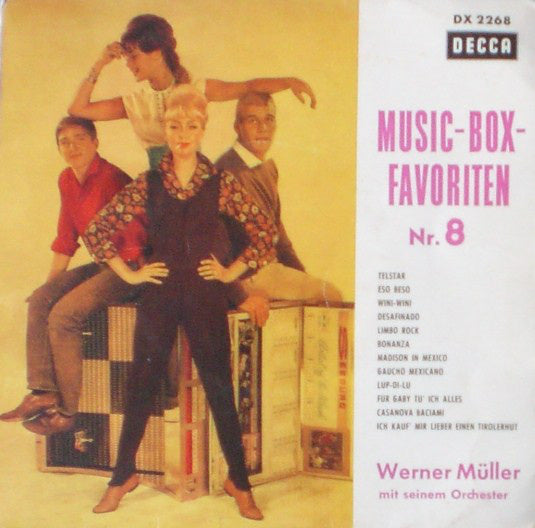 Werner Muller Und Sein Orchester - Music-Box-Favoriten Nr. * Vinyl Singles EP Vinyl Very Good (VG) <br> Hoes Good Plus (G+)