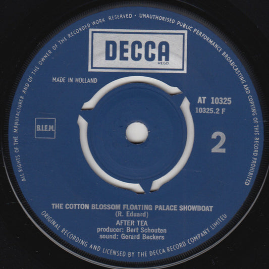 After Tea - Snowflakes On Amsterdam Vinyl Singles Vinyl Zeer Goed / Hoesje Goed "VINYLSINGLES.NL"