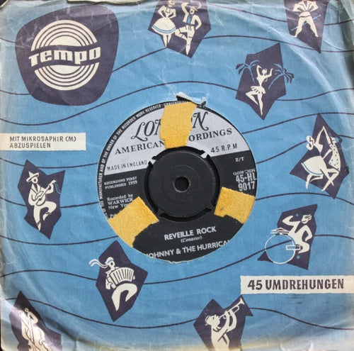 Johnny And The Hurricanes - Reveille Rock Vinyl Singles Vinyl Zeer Goed / Hoesje Generic "VINYLSINGLES.NL"