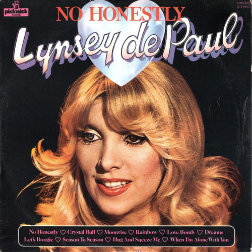 Lynsey de Paul - No Honestly (LP) Vinyl LP Vinyl Very Good (VG) <br> Hoes Good Plus (G+)