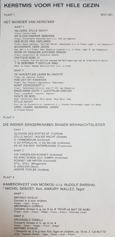 Various - Kerstmis Voor Het Hele Gezin (LP) Vinyl LP Vinyl Very Good (VG) <br> Hoes Good Plus (G+)