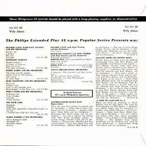 Willy Alberti With Jan Corduwener And His Orchestra - Vivere Vinyl Singles EP Vinyl Zeer Goed / Hoesje Goed "VINYLSINGLES.NL"