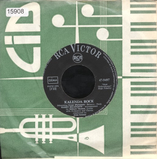Harry Belafonte - Kalenda Rock Vinyl Singles Vinyl (VG) <br> Hoes (G+)