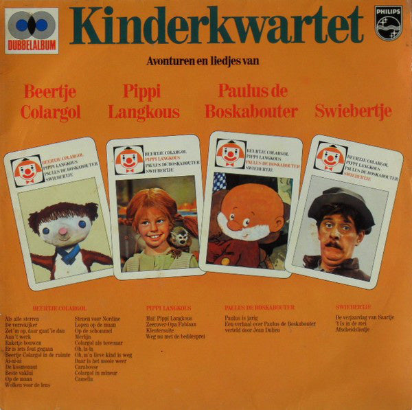 No Artist - Kinderkwartet Avonturen En Swiebertje (LP) (B-Keus) Vinyl LP Dubbel Vinyl Goed / Hoes Redelijk