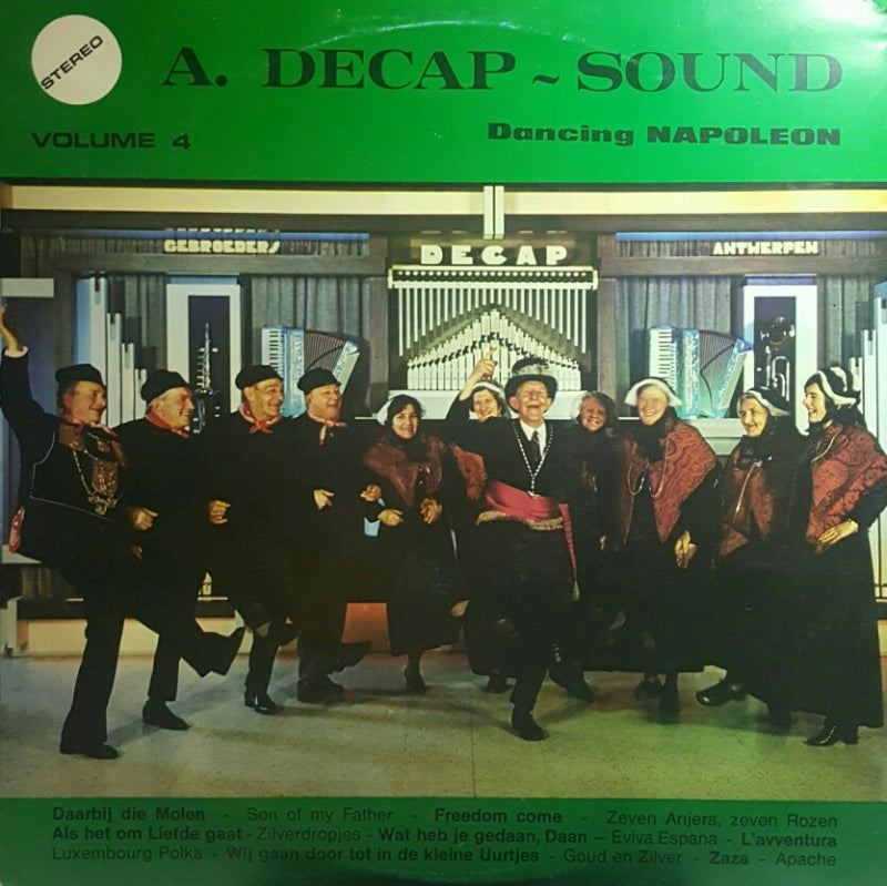 Decap-Antwerpen - A. Decap-Sound - Volume 4 (LP) Vinyl LP Vinyl Very Good (VG) <br> Hoes Good Plus (G+)