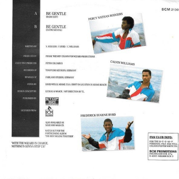 B.V.S.M.P. - Be Gentle Vinyl Singles Vinyl Very Good (VG) <br> Hoes Good Plus (G+)