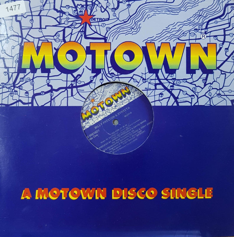 Billy Preston & Syreeta - Go For It (Maxi-Single) Maxi-Singles Vinyl Very Good (VG) <br> Hoes Good Plus (G+)