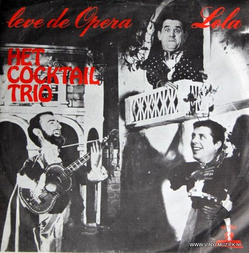 Cocktail Trio - Leve De Opera Vinyl Singles Vinyl Very Good (VG) <br> Hoes Good Plus (G+)