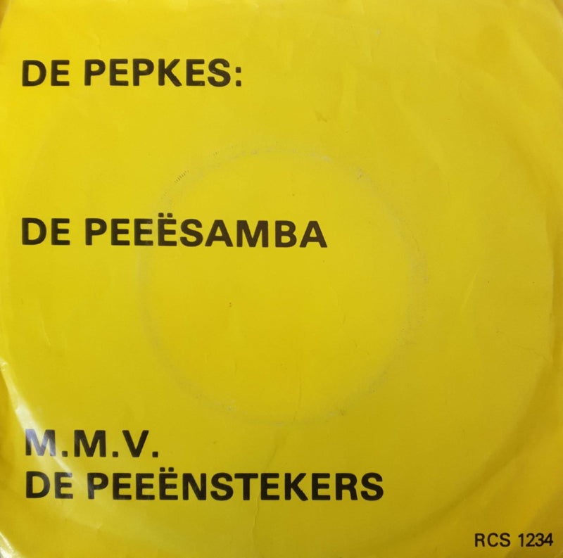 Pepkes - De Peeesamba / De Bosjesmannen - Peeeland Alaaf Vinyl Singles Vinyl Very Good (VG) <br> Hoes Good Plus (G+)