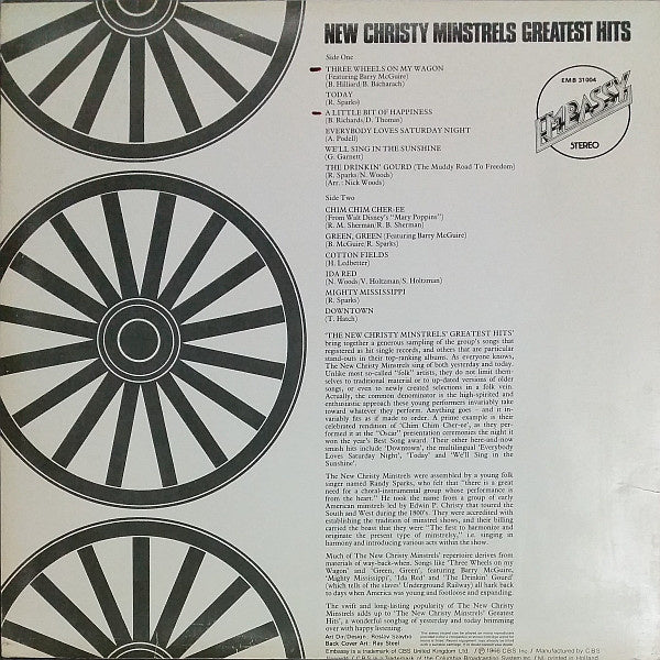 New Christy Minstrels - Greatest Hits (LP) Vinyl LP Vinyl Very Good (VG) <br> Hoes Good Plus (G+)