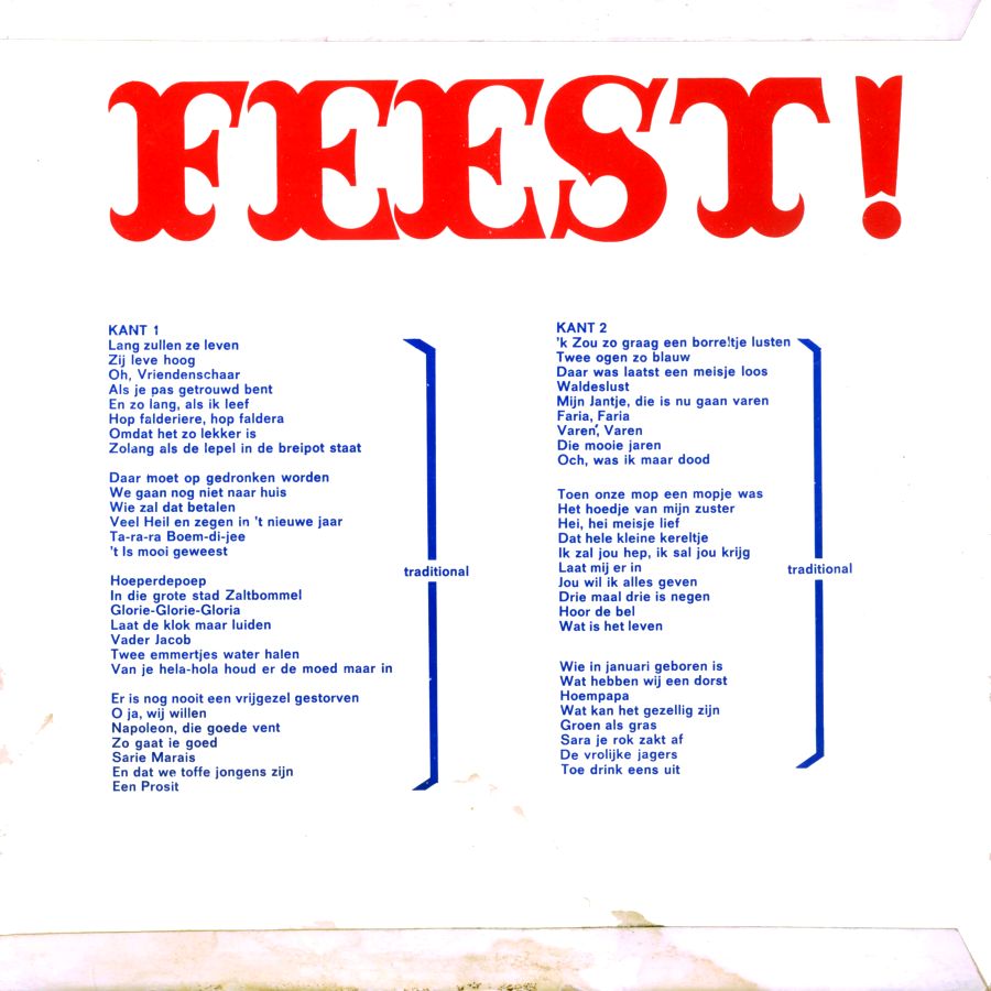 Accordeon Feest - 57 Fijne Meezingers (LP) 49594 Vinyl LP Vinyl Very Good (VG) <br> Hoes Good Plus (G+)