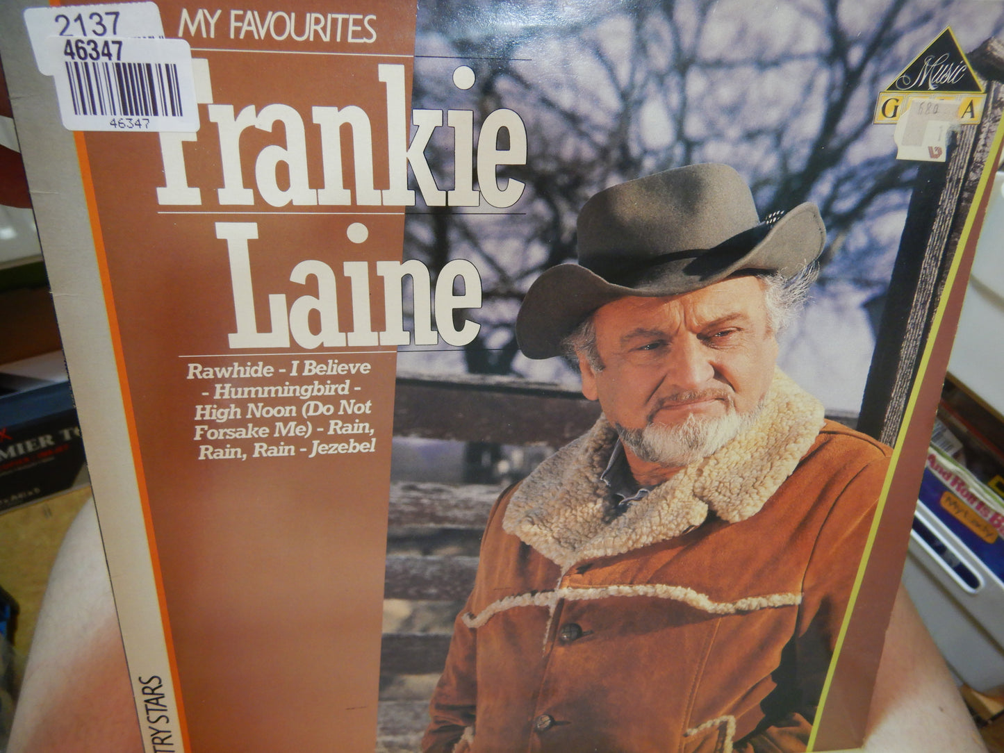 Frankie Laine - My Favourites (LP) Vinyl LP Vinyl Very Good (VG) <br> Hoes Good Plus (G+)