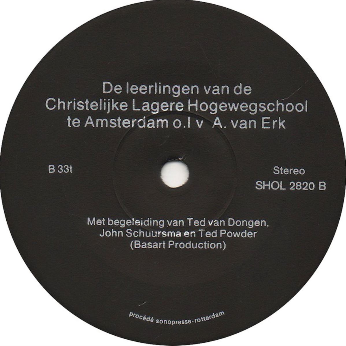 Leerlingen Van De Christelijke Lagere Hogewegschool te Amsterdam - Vinyl Singles Vinyl Goed / Hoes Generic