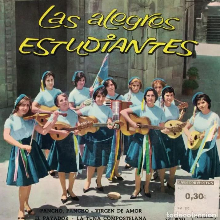 Las Alegres Estudiantes Vinyl Singles EP Vinyl Very Good (VG) <br> Hoes Good Plus (G+)