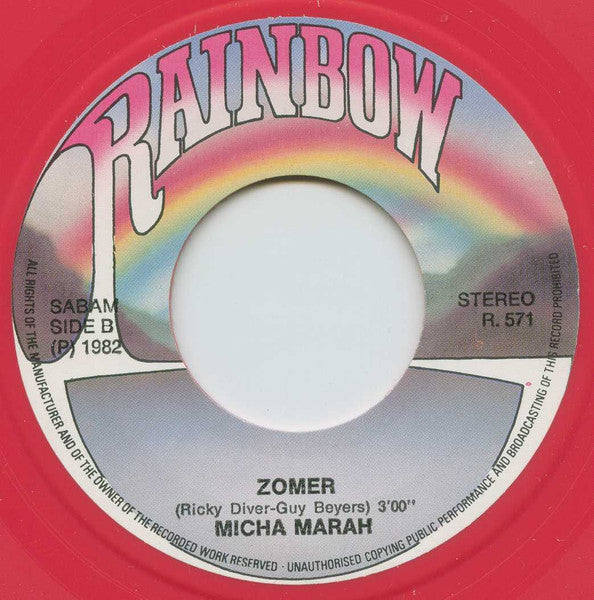 Micha Marah - 's Nachts Als Je Eenzaam Bent Vinyl Singles Vinyl Very Good (VG) <br> Hoes Good Plus (G+)