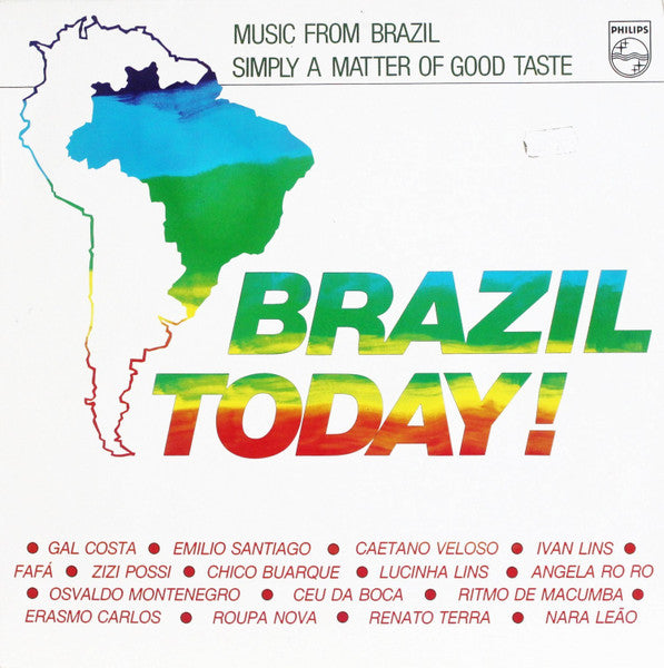 Various - Brazil Today (LP) Vinyl LP Vinyl Very Good (VG) <br> Hoes Good Plus (G+)