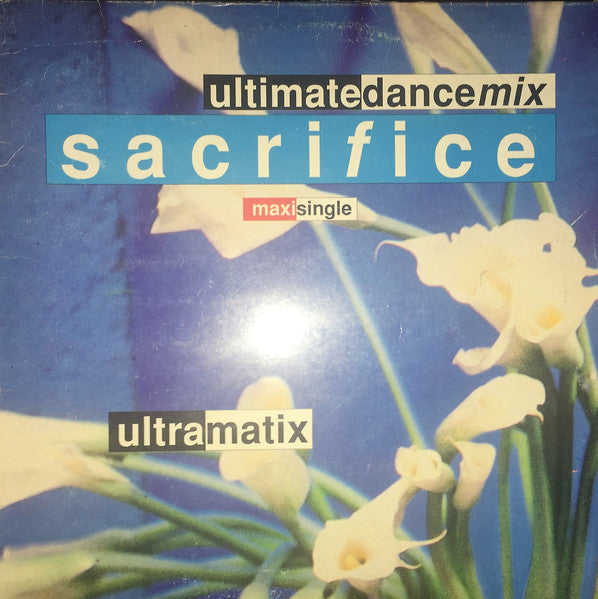 Ultramatix - Sacrifice (Maxi-Single) Maxi-Singles Vinyl Very Good (VG) <br> Hoes Good Plus (G+)