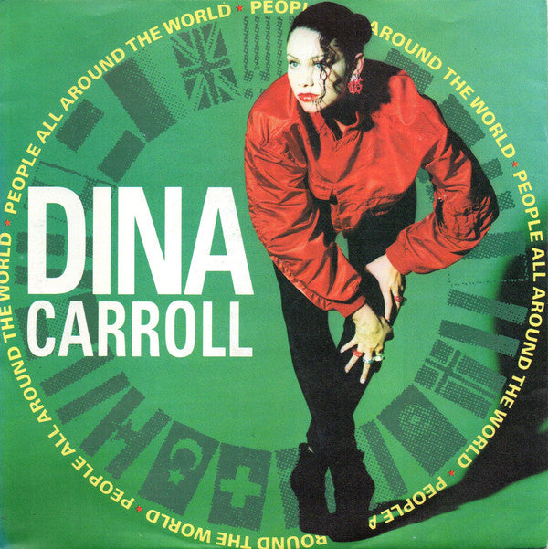 Dina Carroll - People All Around The World Vinyl Singles Vinyl Very Good (VG) <br> Hoes Good Plus (G+)