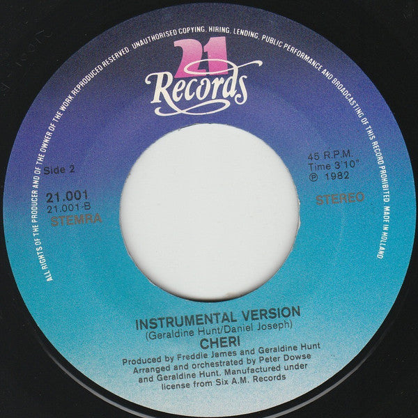 Cheri - Murphy's Law Vinyl Singles Vinyl Very Good (VG) <br> Hoes Good Plus (G+)