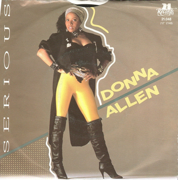 Donna Allen - Serious Vinyl Singles Vinyl Very Good (VG) <br> Hoes Good Plus (G+)