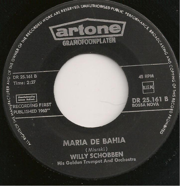 Willy Schobben - Me Voy P'al Pueblo Vinyl Singles Vinyl Very Good (VG) <br> Hoes Good Plus (G+)