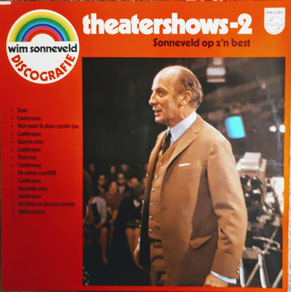 Wim Sonneveld - Theatershows-* (LP) Vinyl LP Vinyl Very Good (VG) <br> Hoes Good Plus (G+)