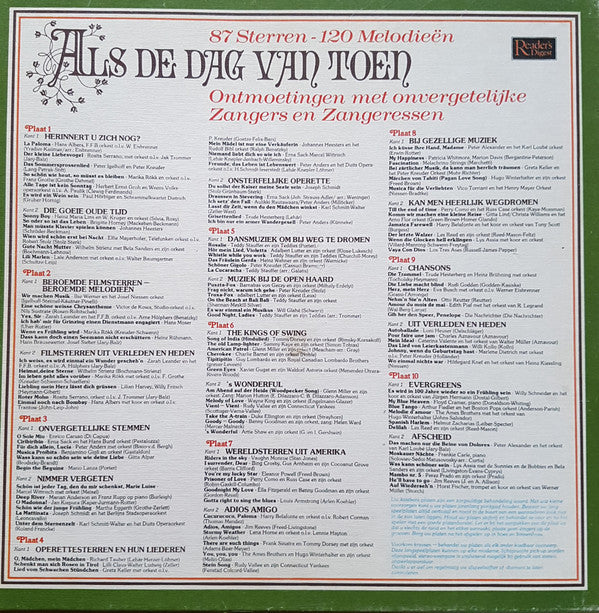 Various - Als De Dag Van Toen (* LP Box) Vinyl LP Vinyl Very Good (VG) <br> Hoes Good Plus (G+)