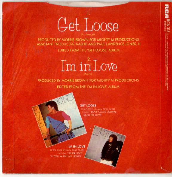 Evelyn King - Get Loose Vinyl Singles Vinyl Very Good (VG) <br> Hoes Good Plus (G+)