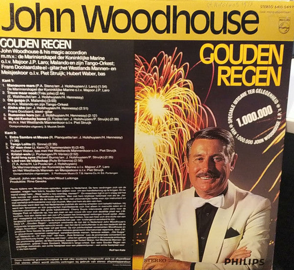 John Woodhouse - Gouden Regen (LP) Vinyl LP Vinyl Very Good (VG) <br> Hoes Good Plus (G+)