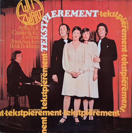 Kabaret Tekstpierement - Wit Op Zwart (LP) 49318 Vinyl LP VINYLSINGLES.NL