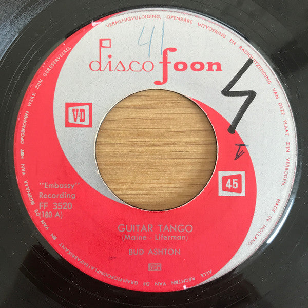 Bud Ashton, Bobby Stevens - Guitar Tango Vinyl Singles Vinyl Very Good (VG) <br> Hoes Good Plus (G+)