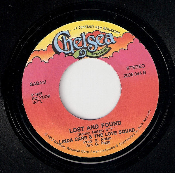Linda Carr & The Love Squad - Dial L For The Love Squad Vinyl Singles Vinyl Very Good (VG) <br> Hoes Good Plus (G+)