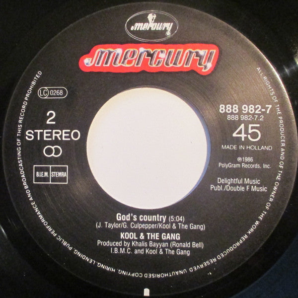 Kool & The Gang - Peacemaker 36389 Vinyl Singles Vinyl Very Good (VG) <br> Hoes Good Plus (G+)