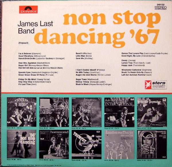 James Last Band - '** Non Stop Dancing (LP) Vinyl LP Vinyl Very Good (VG) <br> Hoes Good Plus (G+)