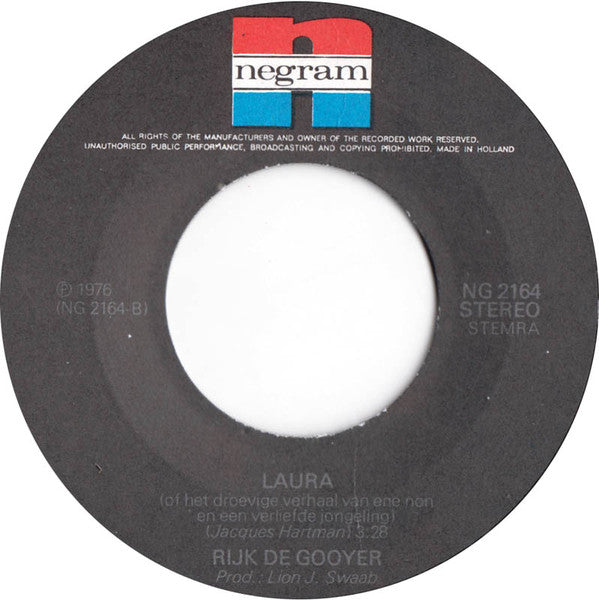 Rijk De Gooyer - De Moord Te Raemsdonk Vinyl Singles Vinyl Very Good (VG) <br> Hoes Good Plus (G+)