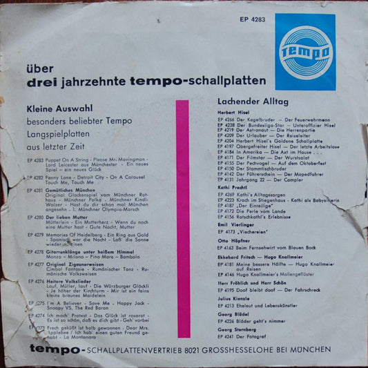 Various - Puppet On A String Vinyl Singles EP Vinyl Zeer Goed / Hoesje Goed "VINYLSINGLES.NL"