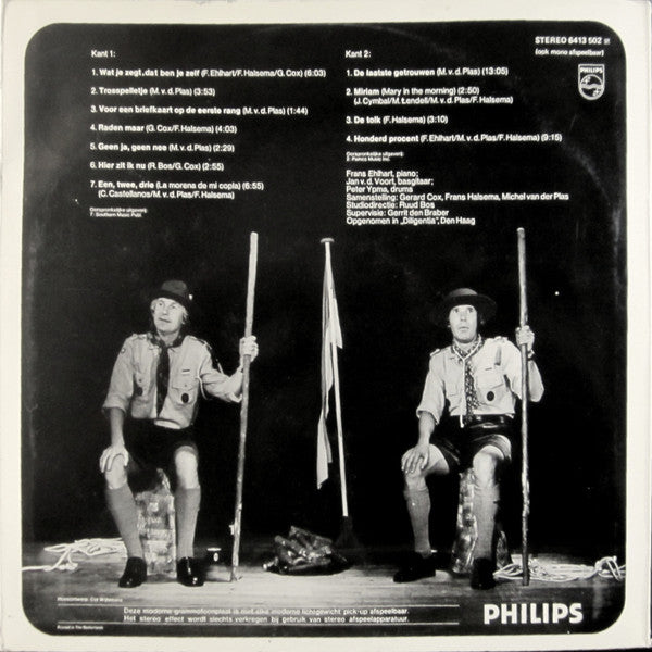 Frans Halsema & Gerard Cox - Wat Je Zegt... Dat Ben Je Zelf (LP) Vinyl LP Vinyl Very Good (VG) <br> Hoes Good Plus (G+)