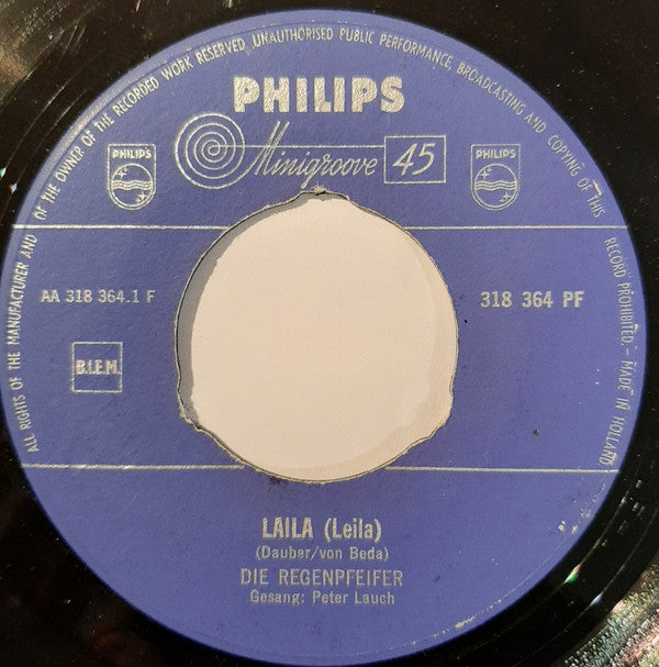 Regenpfeifer - Laila 39753 Vinyl Singles
