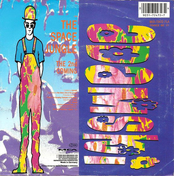 Adamski - The Space Jungle Vinyl Singles Vinyl Very Good (VG) <br> Hoes Good Plus (G+)