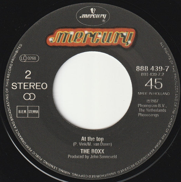 Boxx - I Need A Love 17497 Vinyl Singles Vinyl Very Good (VG) <br> Hoes Good Plus (G+)