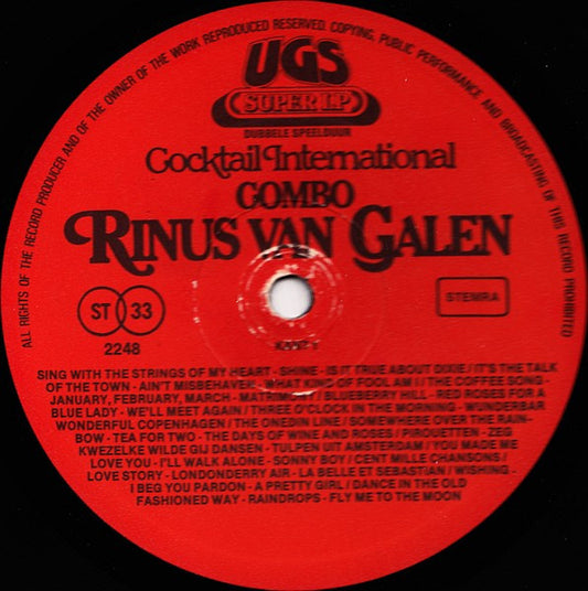 Rinus Van Galen Combo - Cocktail International (LP)